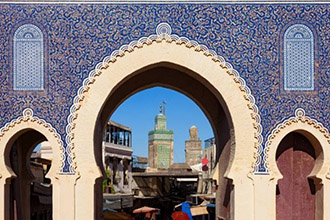 Safe street in morocco